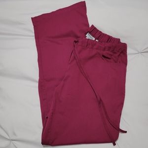 Grey's Anatomy scrub bottoms medium - wine